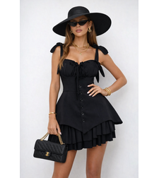 Рокля тип Корсет Black