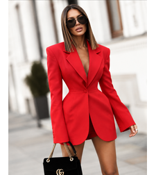 “ Scarlet” Power Blazer Dress