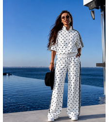 “ Dots Vibe Set” white - сет две части