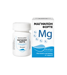 МАГНИЛОН Форте капсули N 30 – магнезий с витамини от група B