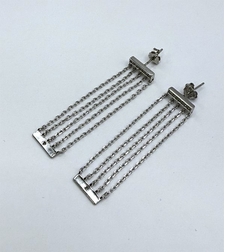 Висящи обици на щифт