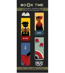 Магнитни книгоразделители - Book Time - Испански Котки