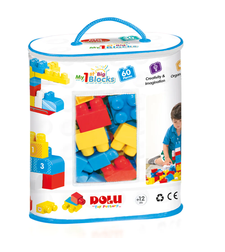 Конструктор DOLU My 1st Big Blocks, в чанта, 60 ч.