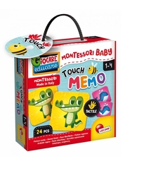Карти мемо Lisciani Монтесори BABY TOUCH MEMO Животни 24 ч.