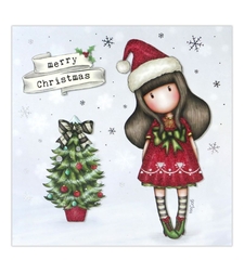 Коледна картичка - Santoro Gorjuss - Santa Girl