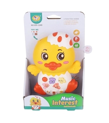 Интерактивна бебешка играчка Raya Toys Пате със звуци и светлини