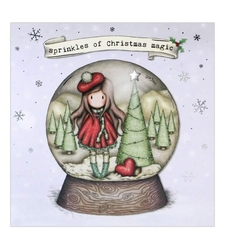 Коледна картичка - Santoro Gorjuss - Snowglobe