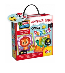 Пъзел Lisciani Монтесори BABY TOUCH Puzzle Животни 24 ч.