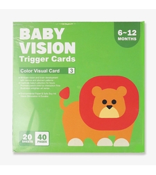 Бебешки карти за визуална стимулация Raya Toys, 0-12 м.