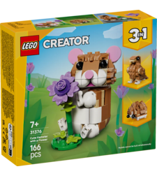 LEGO® Creator Сладък хамстер с цвете 31376