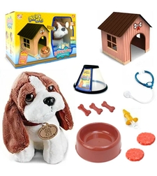 Плюшена играчка Raya Toys Kyченце с къщичка и аксесоари