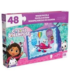 Детски дървен пъзел Spin Master Gabby's Dollhouse 48 ч.