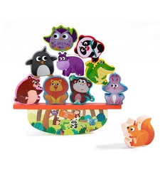 Дървена игра за баланс Raya Toys Животни