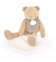 Плюшено мече за гушкане Doudou Sweety Bear 25 см, DC4187