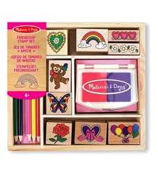 Дървени печати Melissa and Doug Приятелство 11632