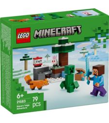 LEGO® Minecraft® Приключението на Стив в тайгата 21583