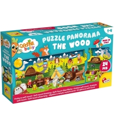 Детски пъзел Lisciani Carotina Baby PUZZLE PANORAMA THE WOOD, 24 части