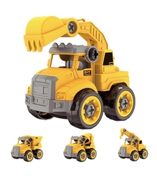 Строителна машина за игра Raya Toys DIY за сглобяване