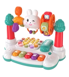 Бебешка интерактивна играчка телефон и пиано Raya Toys Telephone game