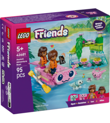 LEGO® Friends Приключенска лодка аксолотъл 42681