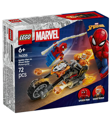 LEGO® Marvel Спайдърмен срещу Призрачен ездач с мотоциклет 76335