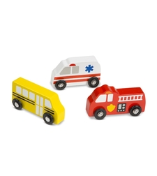 Дървен град - превозни средства Melissa and Doug 13170