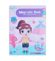 Магнитна книга Raya Toys Дрехи за момиче 51 части 63002