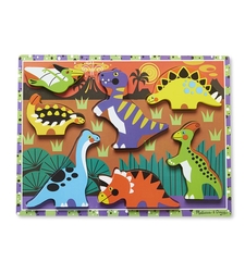 Дървен пъзел Melissa and Doug Динозаври 13747