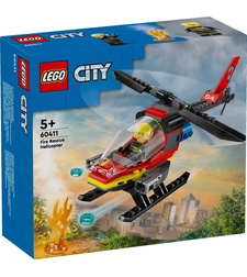 LEGO® City Спасителен пожарникарски хеликоптер 60411