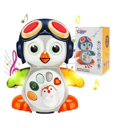 Бебешко интерактивно пингвинче Raya Toys Rocking Penguin, с музика и звуци