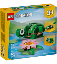 LEGO® Creator Костенурка с цвят на водна лилия 31377