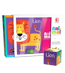 Кубчета пъзел 6 в 1 Raya Toys Животни