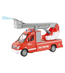 Пожарна кола Raya Toys City Rescue С кран, звуци и светлини