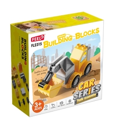 Конструктор Feelo Car Series Excavator, 10 ч.