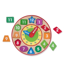 Дървен часовник сортер Melissa and Doug 18593