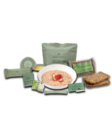 Breakfast Ration pack with Granola Strawberry muesli (dehydrated dish)