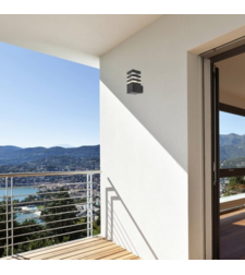 Елегантен външен аплик Ankara E27 – стилен антрацитен дизайн и IP44 защита