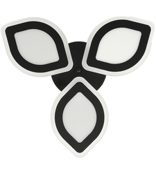 Модерен LED полилей със smart управление – черен