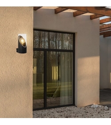 Модерен външен аплик Novigrad – алуминий, черен, E27, IP54 защита