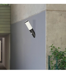 Модерен външен аплик Black Torch със сензор – стил и функционалност с IP44 защита