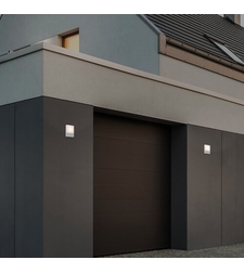 Модерен бял LED аплик Gimone 10W – елегантно вертикално фасадно осветление