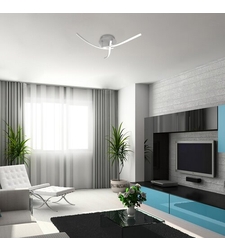 LED плафон Tatjana 22W в сребрист цвят – елегантно и мощно осветление