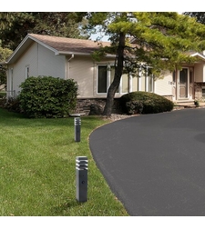 Интелигентен външен стълб Ankara E27 със сензор за движение – антрацитен дизайн и IP44 защита