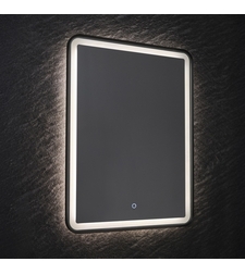 Светещо LED огледало за баня 30W – черно с touch управление