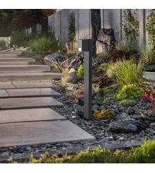 Модерен външен градински стълб Cernon за GU10 крушка