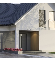 Модерен фасаден външен LED аплик Cubbington 18W с естествена бяла светлина