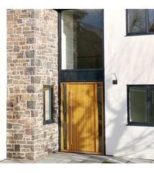 Външен LED аплик Tolna 10W с топло бяла светлина, PIR сензор и IP54 защита