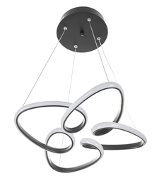 LED плафон 48W черен 4000K модерен