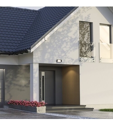 Модерен фасаден външен LED аплик Cubbington  10W с естествена бяла светлина