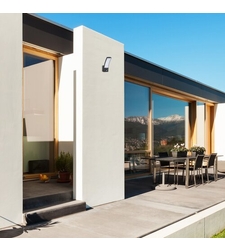 Външен LED аплик Palanga 12W с датчик за движение и топло бяла светлина